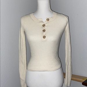 american eagle knit long sleeve t-shirt